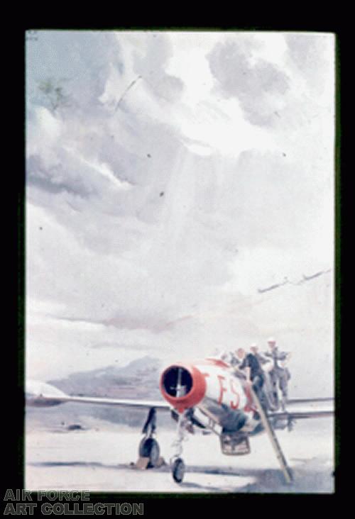 USAF INSTRUCTING CHINESE FLYERS ON FORMOSA - 1954